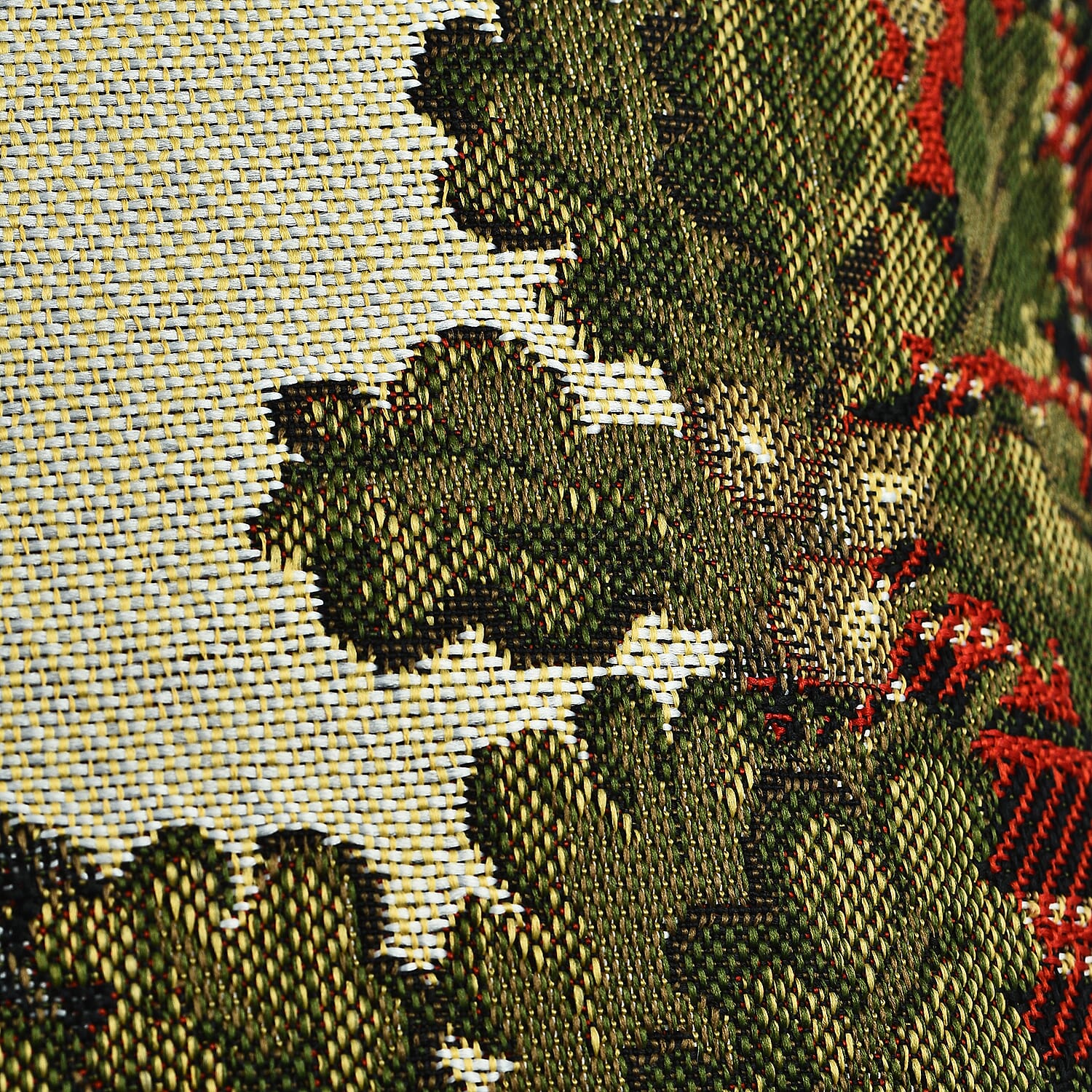 Signare Tapestry Panel-Stag Cushion Cover (Size 44 Cm) - Multi