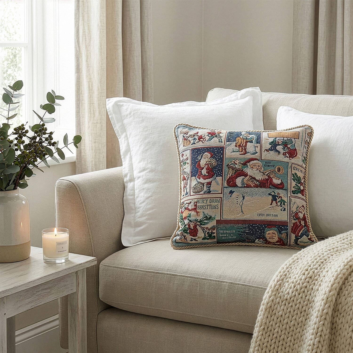 Signare Tapestry  Brand Collections - Cushion Cover (Size 44 Cm) - Multi