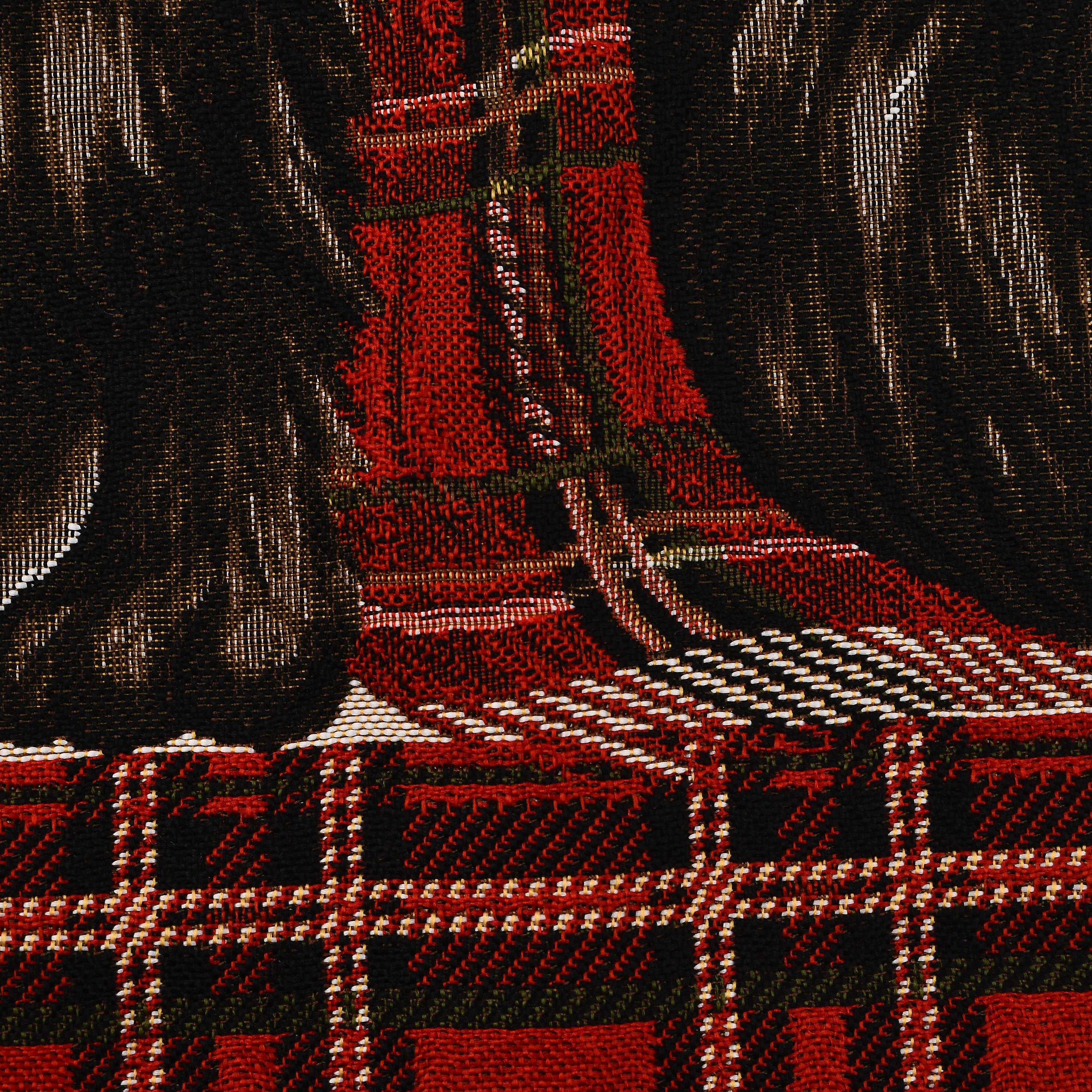 Signare Tapestry Scottie Panelled Brand Collections - Cushion Cover (Size 45 Cm) - Multi