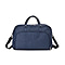 PU Solid Travel Bag (Size 53x33x21 cm) - Navy Blue
