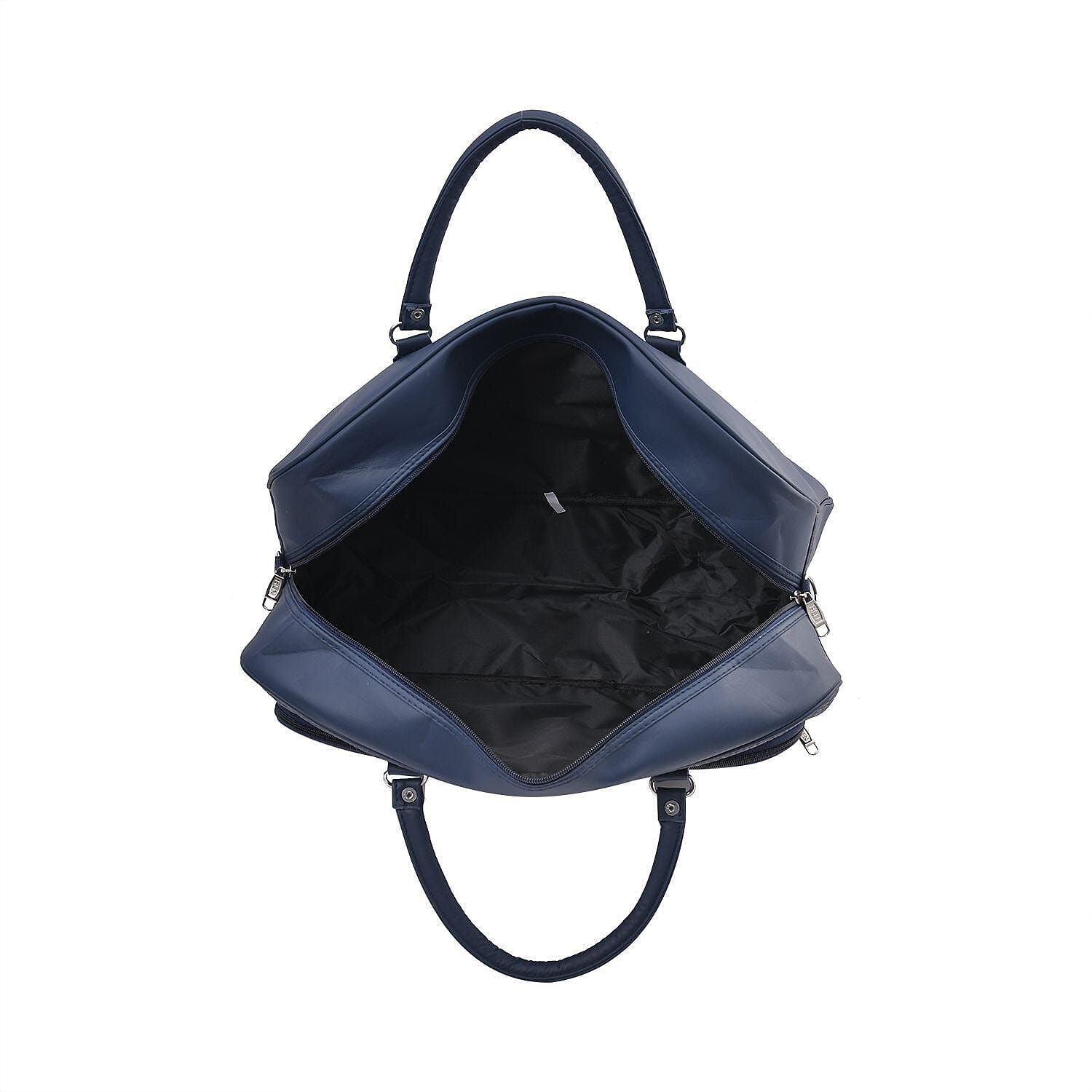 PU Solid Travel Bag (Size 53x33x21 cm) - Navy Blue