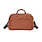 PU Solid Travel Bag (Size 53x33x21 cm) - Coffee