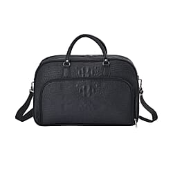 PU Solid Travel Bag (Size 53x33x21 cm) - Coffee