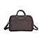 PU Solid Travel Bag (Size 53x33x21 cm) - Coffee