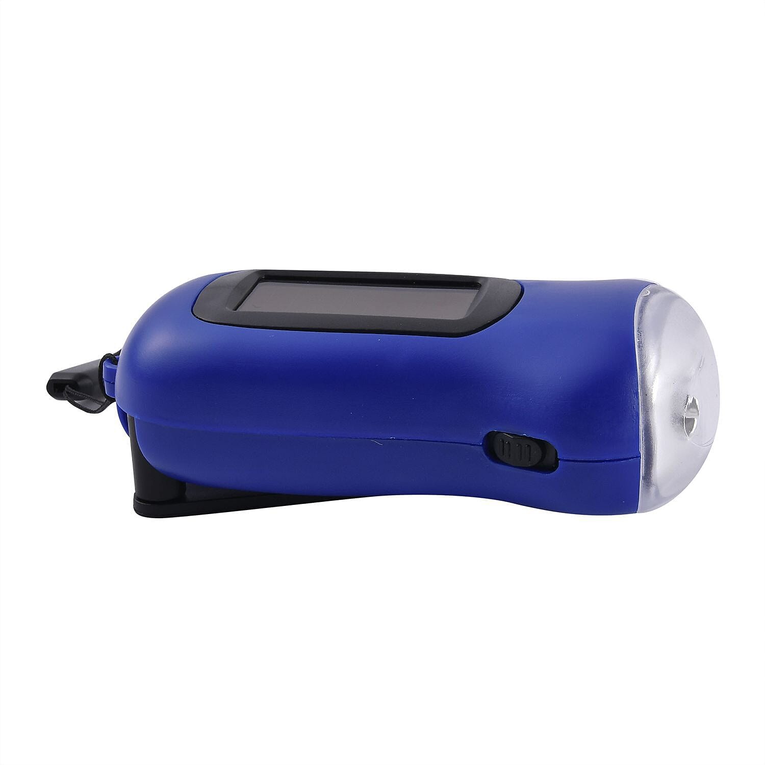 Solar and Dynamo Power Generating Torch - Dark Blue