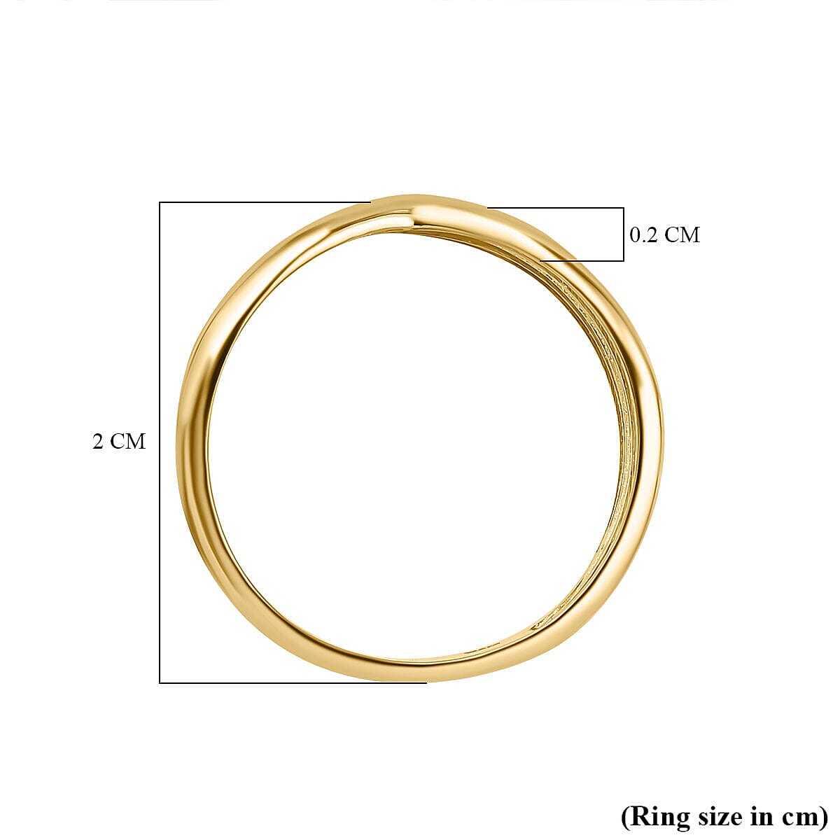 9K White and Yellow Gold Triple Chevron V Ring