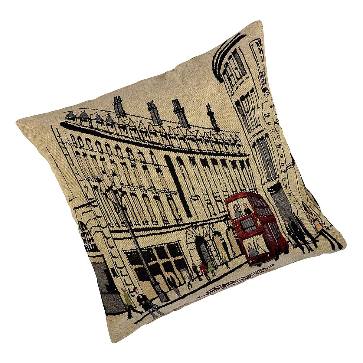 London Bus & Street Cushion Covers (Size 45 Cm) - Multi