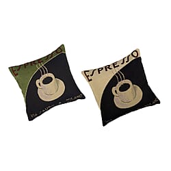 Polyester Cushion Cover (Size 18x1 cm) - Multi Color