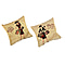 Polyester Cushion Cover (Size 18x1 cm) - Multi Color