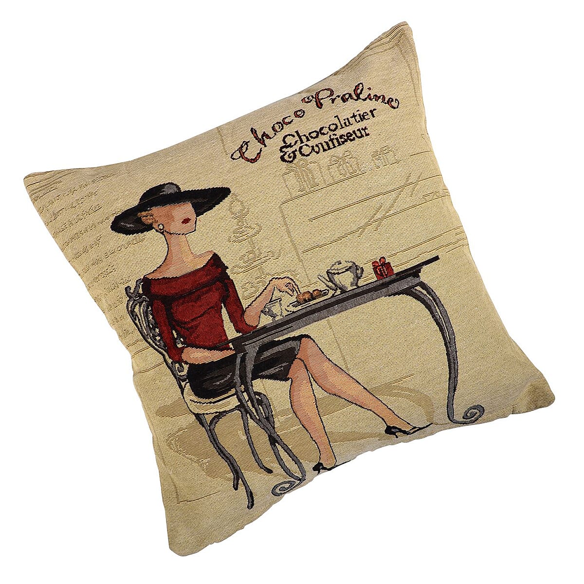 Choco & La Prunelle Cushion Covers (Size 45 Cm) - Multi