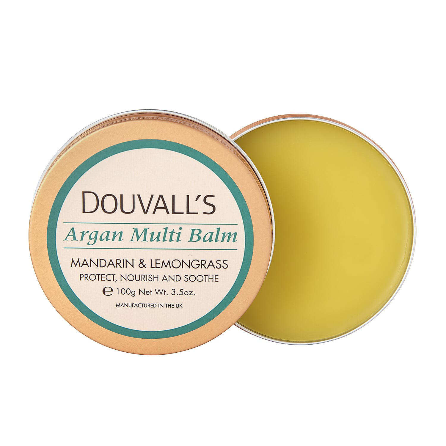 Douvalls Argan Multi Balm (100g) - Lemongrass - Mandarin