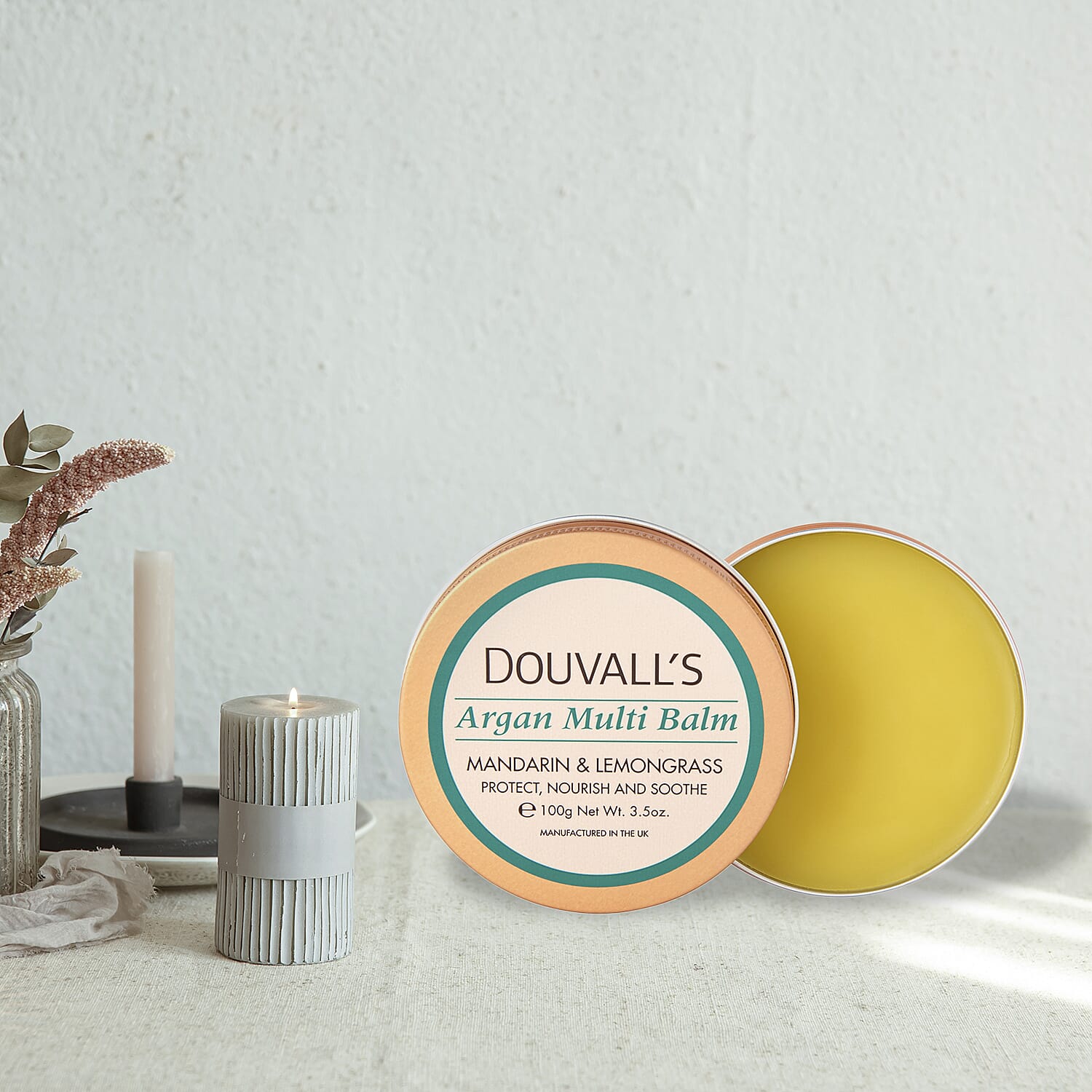 Douvalls Argan Multi Balm (100g) - Lemongrass - Mandarin