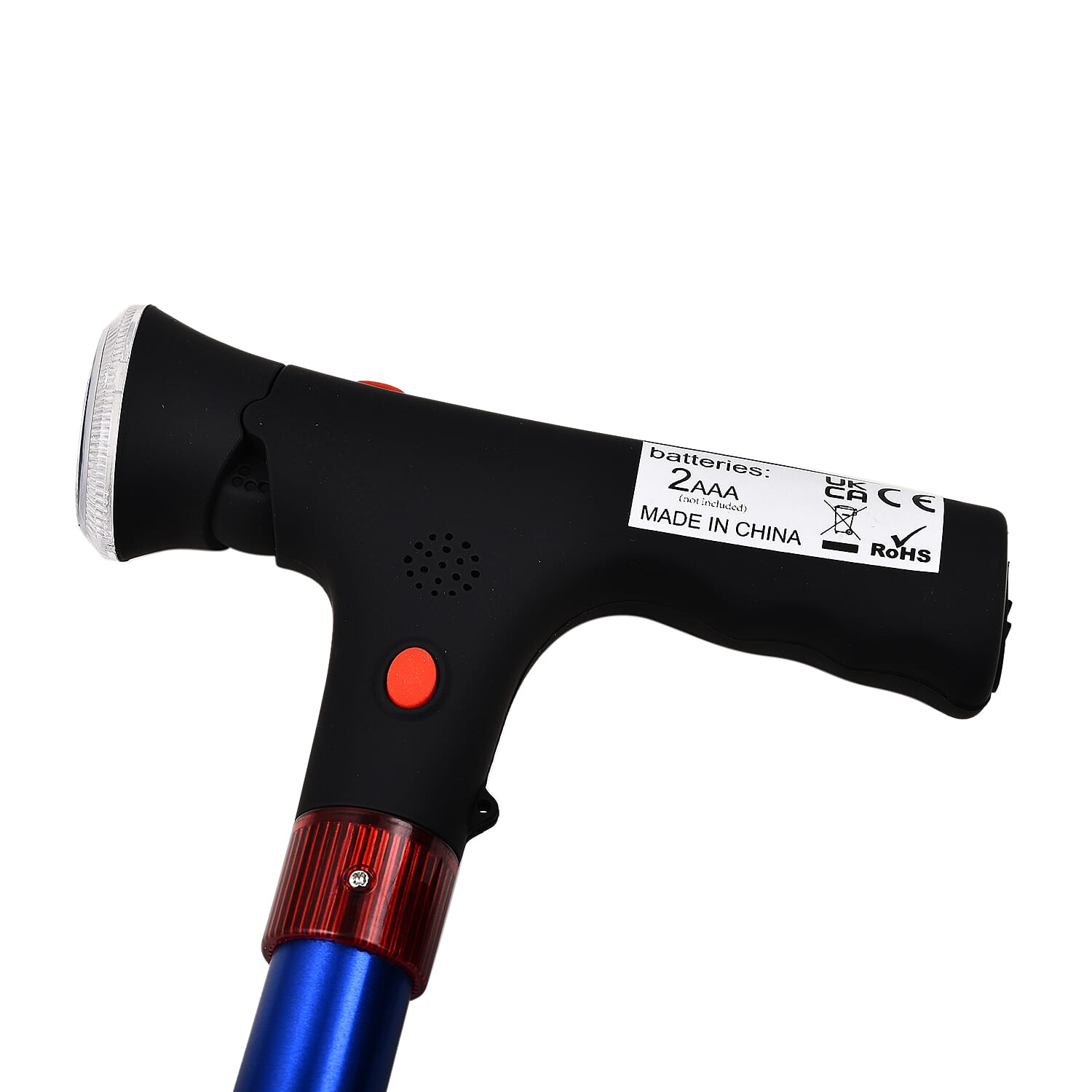 Smart Easy Up Cane With 2 Handle - Anti Slip Base - Blue