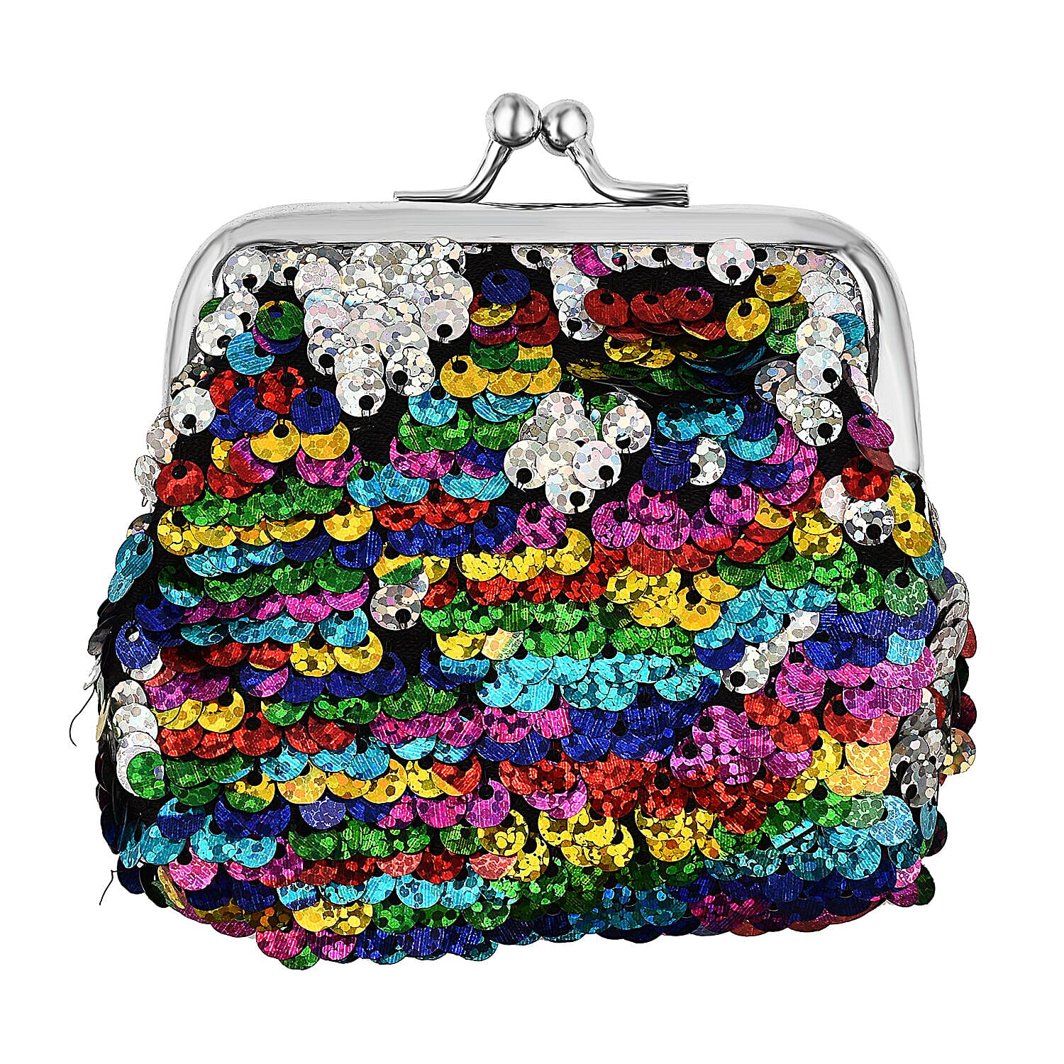 Sequin Clutch Multi Color