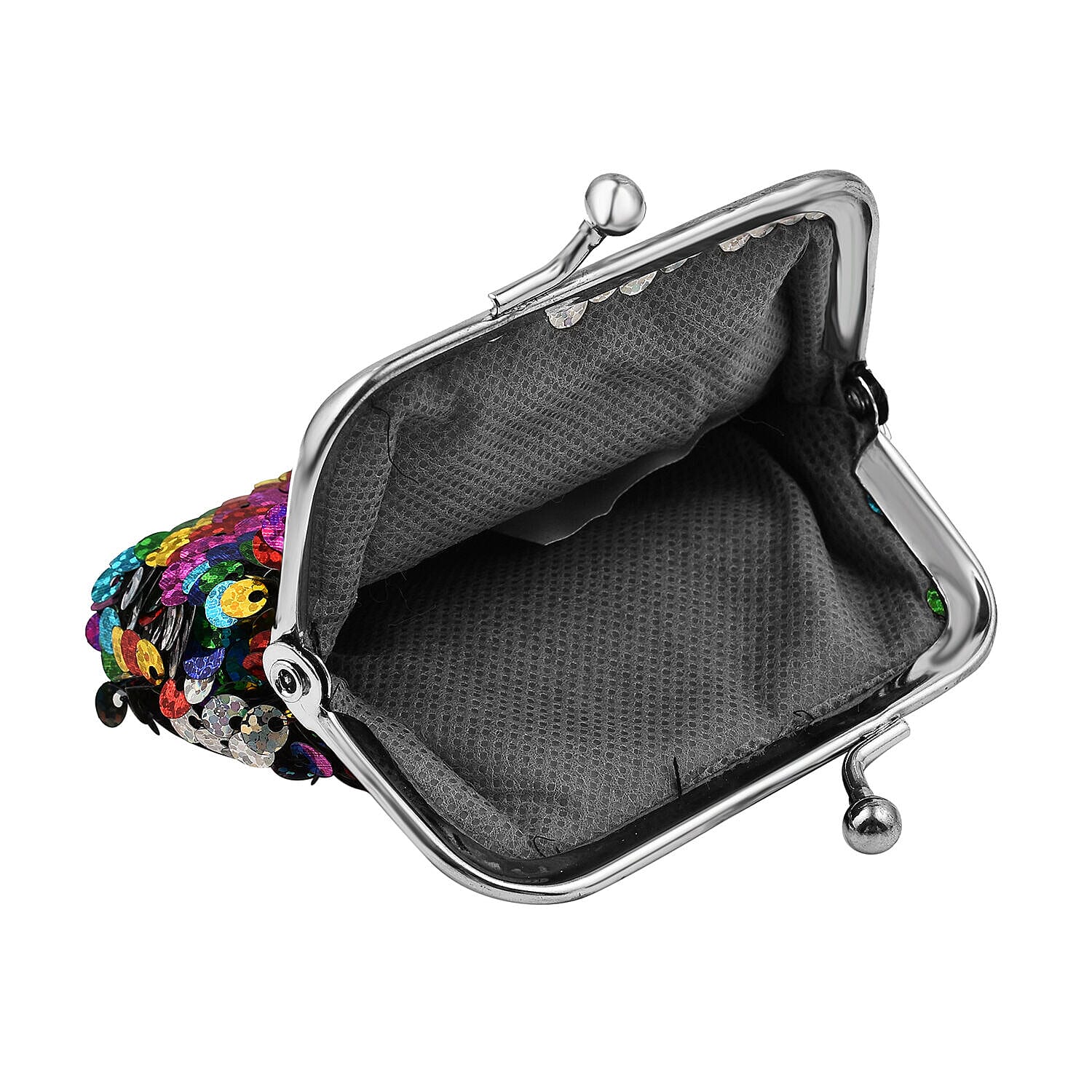 Sequin Clutch (Size 9x7x2 cm) - Multi Color