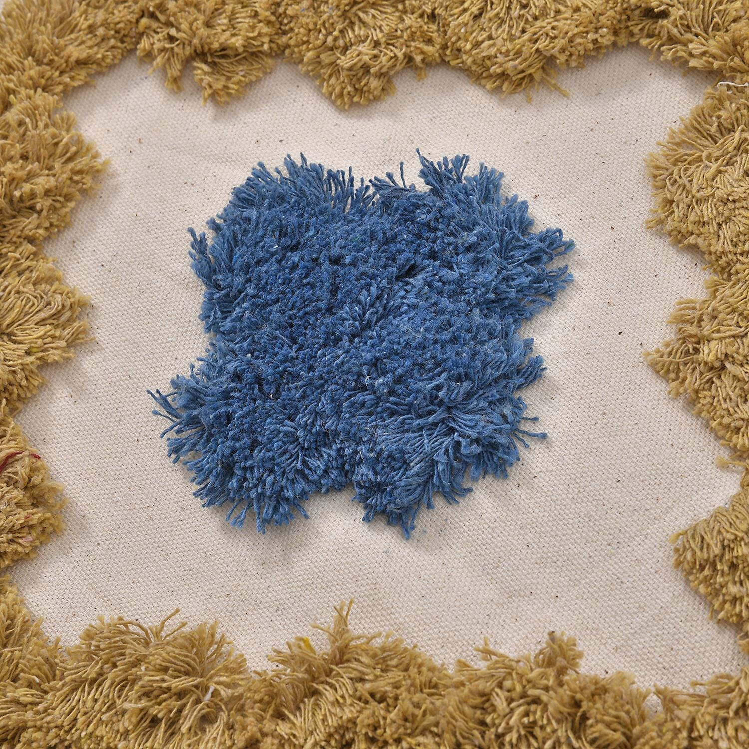 Ikat Pattern Tufted Pillow Cover (Square & Rectangle) - Brown