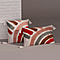 Ikat Pattern Tufted Pillow Cover (Square & Rectangle) - Brown