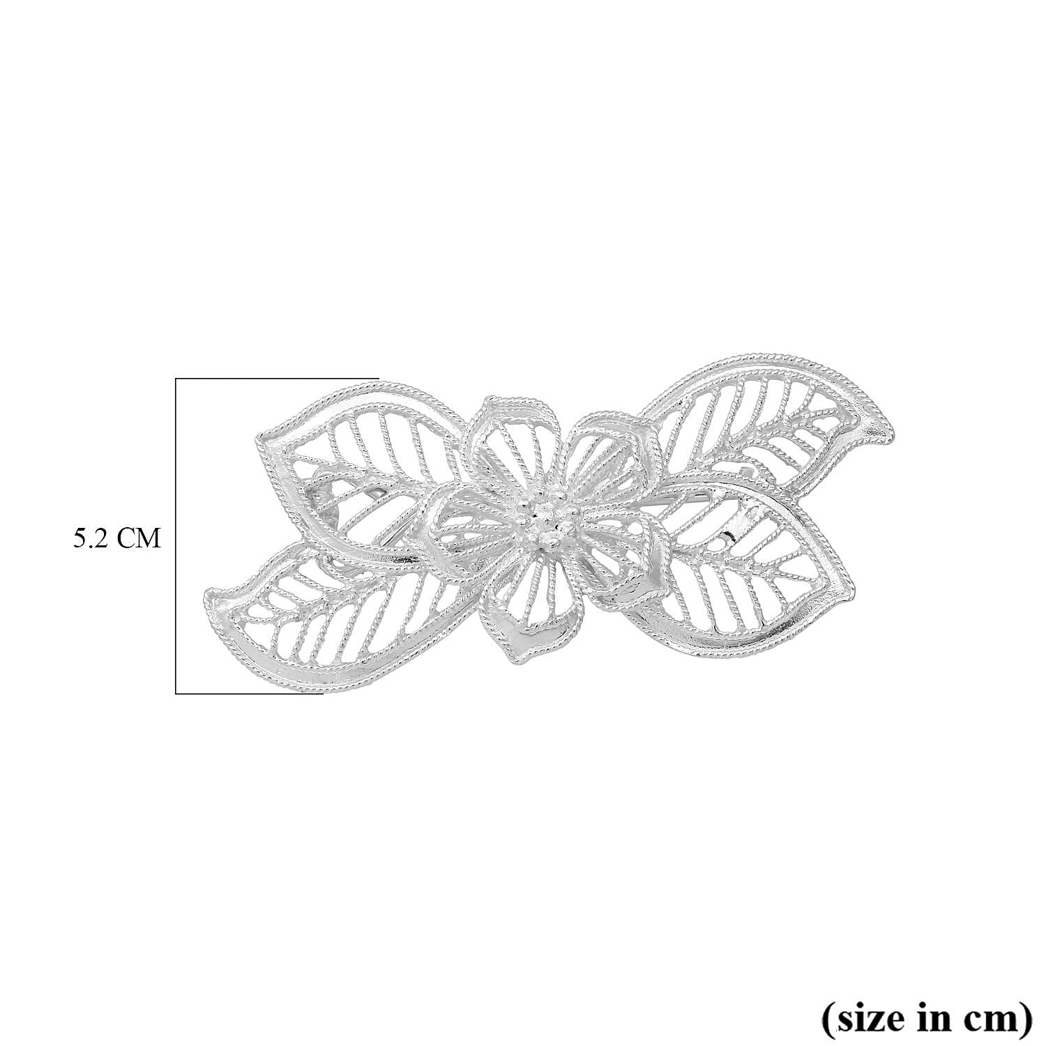 New Arrival Bangkok Closeout - Sterling Silver Brooch, Silver Wt. 5.38 Gms