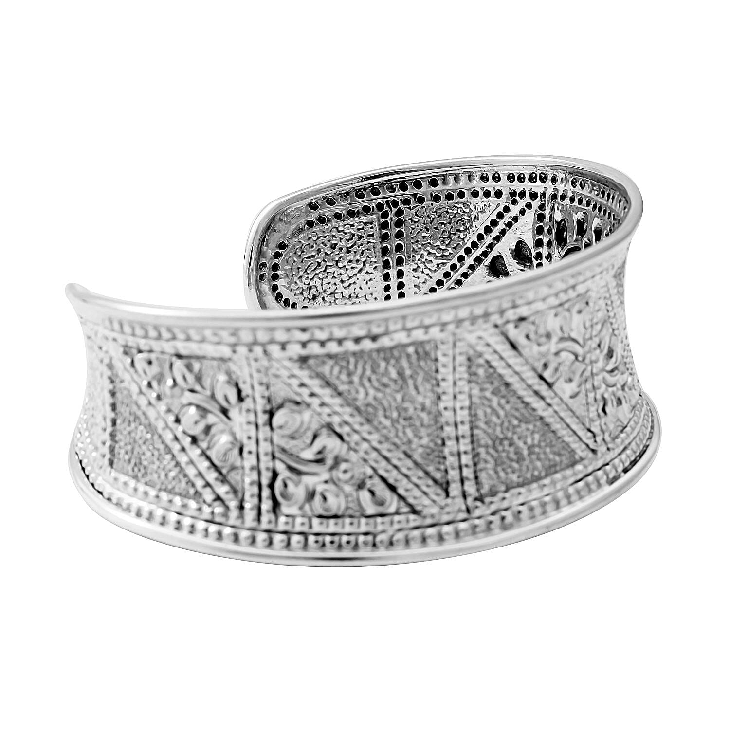 Close Out - Sterling Silver Bangle (Size 7), Silver Wt. 27.18 Gms