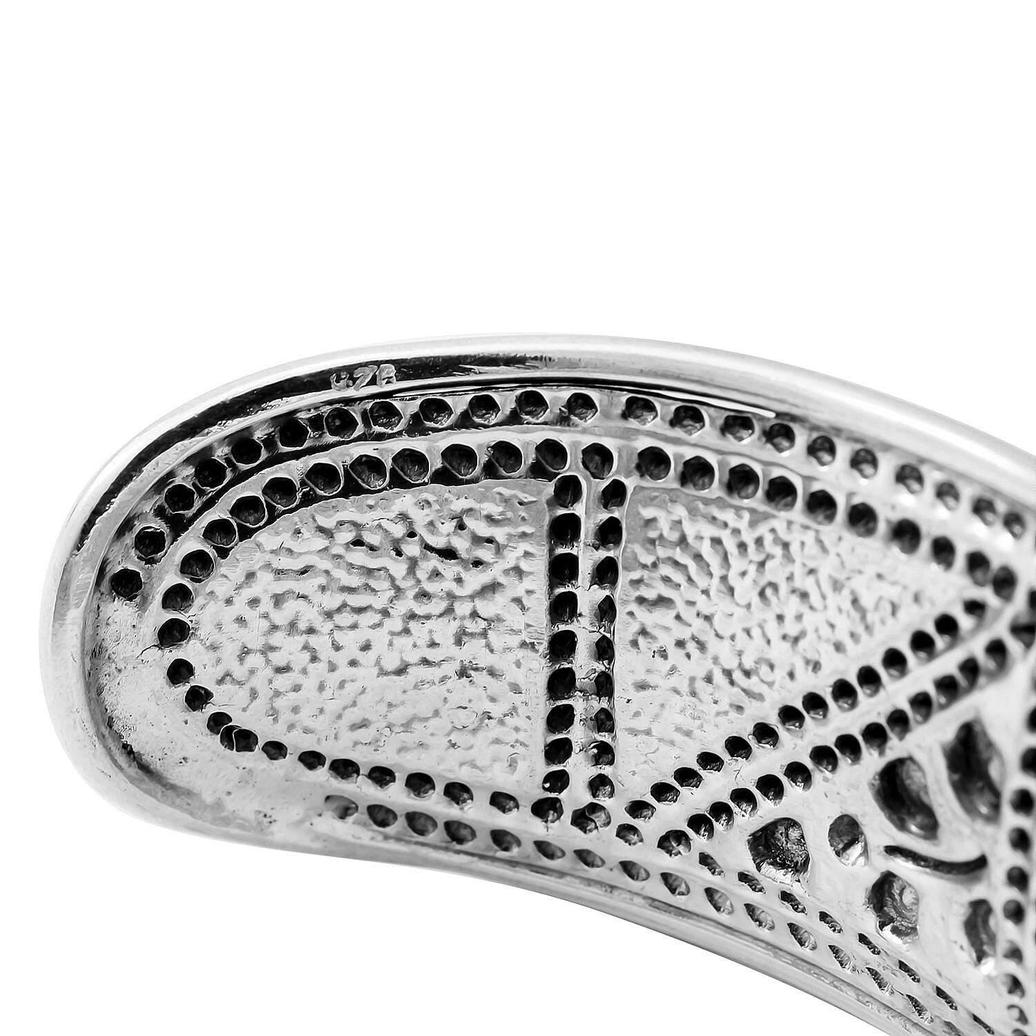 Close Out - Sterling Silver Bangle (Size 7), Silver Wt. 27.18 Gms