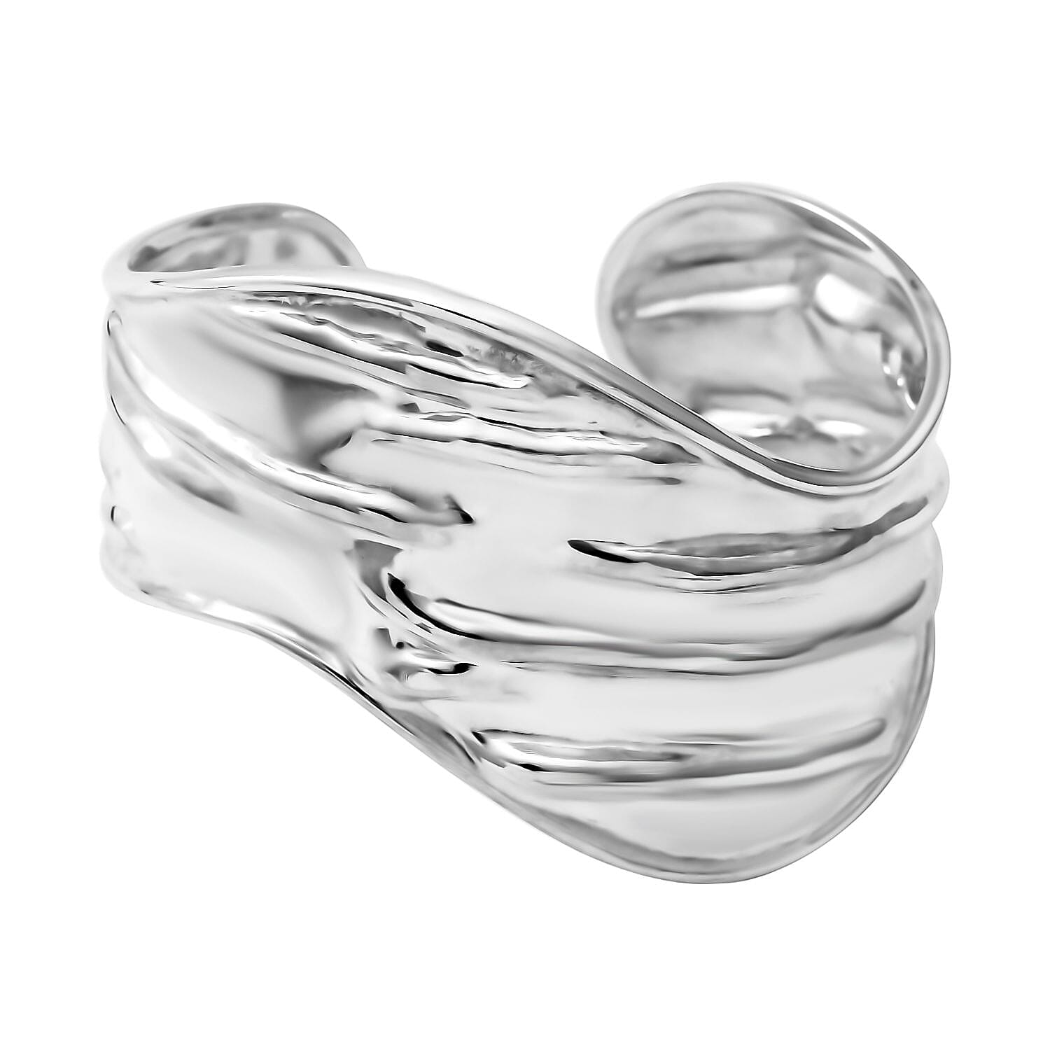 New Arrival Bangkok Closeout - Sterling Silver Bangle (Size 7), Silver Wt. 29.46 Gms