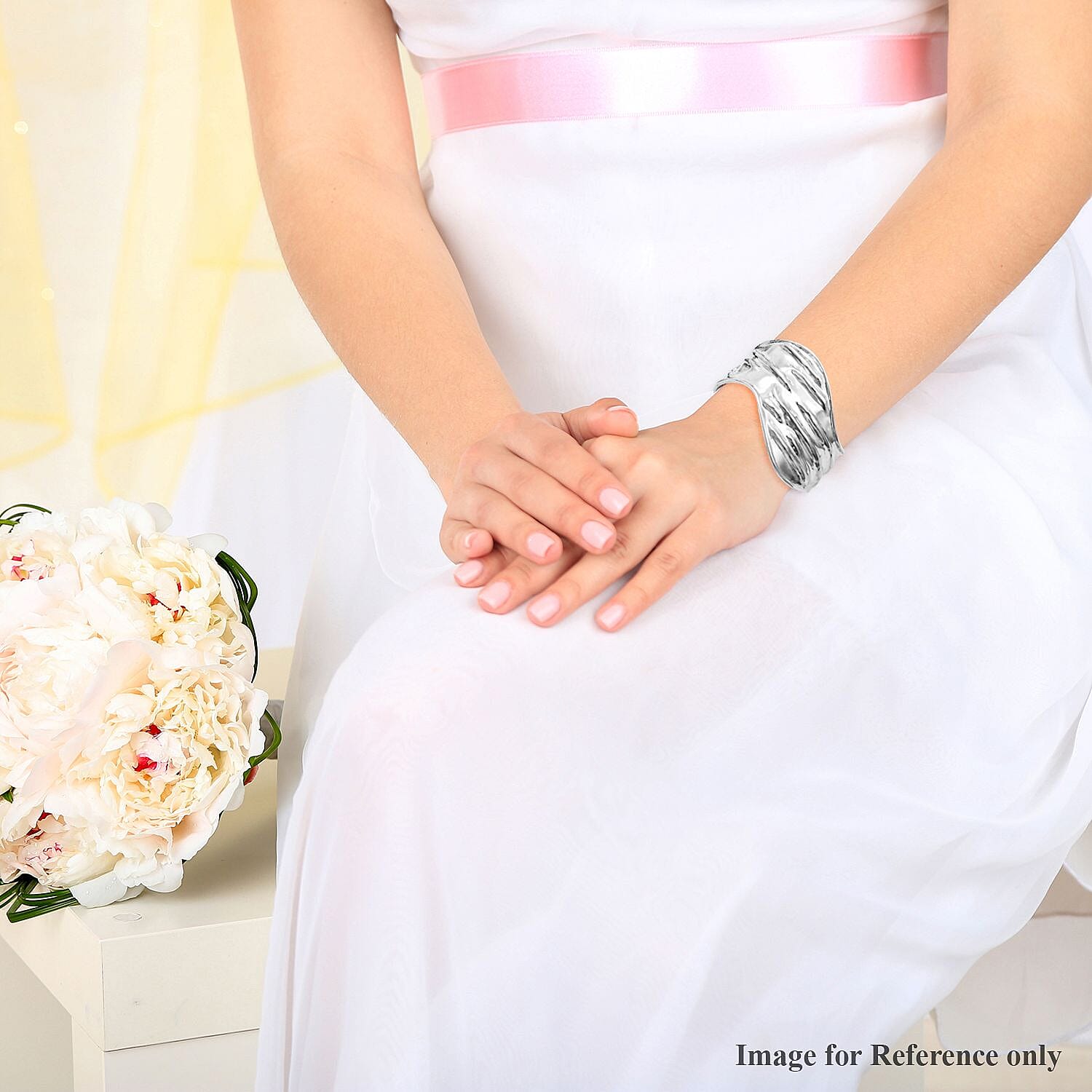 New Arrival Bangkok Closeout - Sterling Silver Bangle (Size 7), Silver Wt. 29.46 Gms