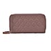 Closeout Deal - Genuine Leather Flower Pattern Embossed Wallet with RFID Protection (Size 19x10x2 cm) - Tan