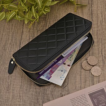 https://tjcuk.sirv.com/Products/72/3/7230662/Closeout-Deal-Genuine-Leather-Rhombus-Pattern-Embossed-Wallet-with-RFI_7230662_1.jpg?w=342&h=342