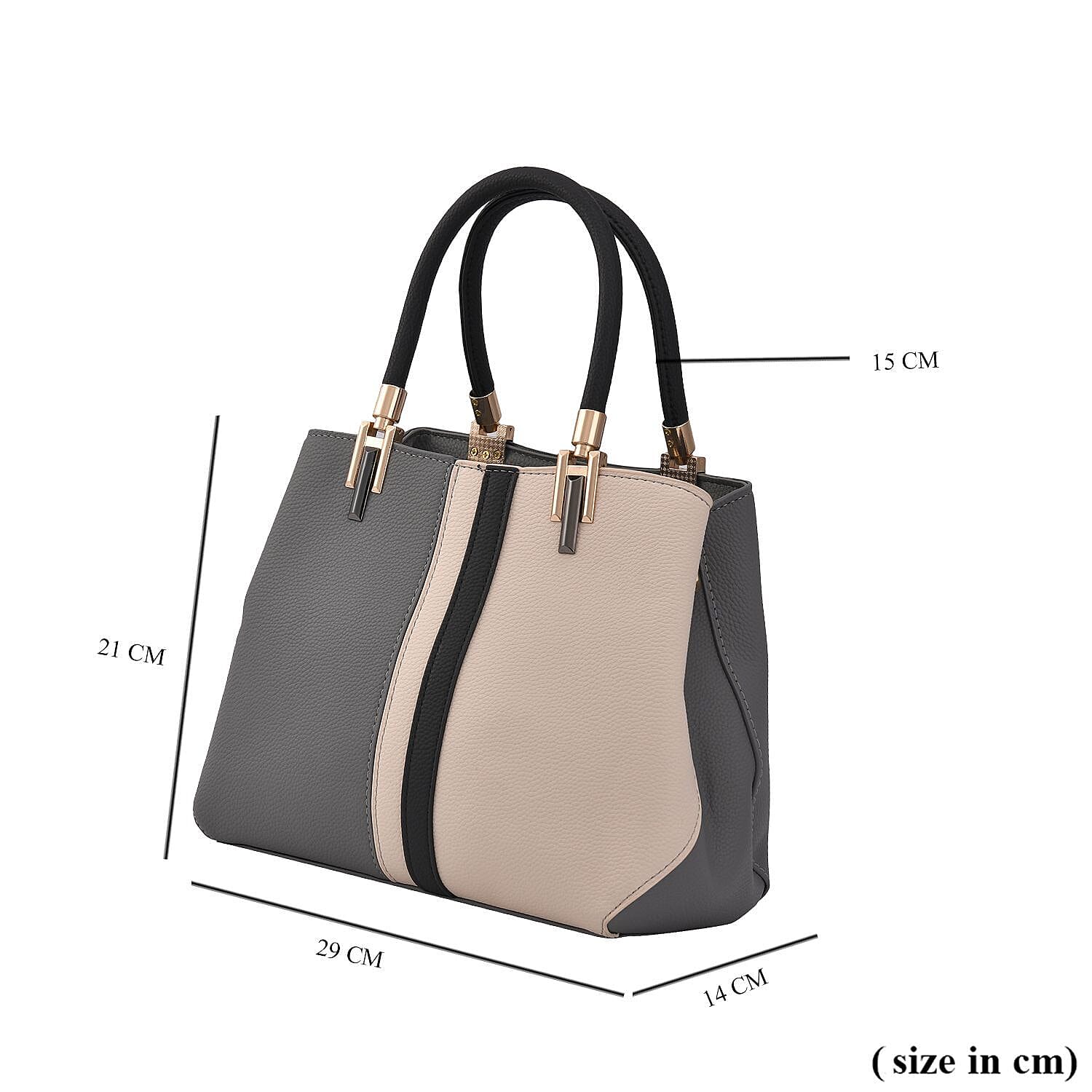 Designer Closeout Deal - Full Grain Handbag with Detachable Long Strap ...
