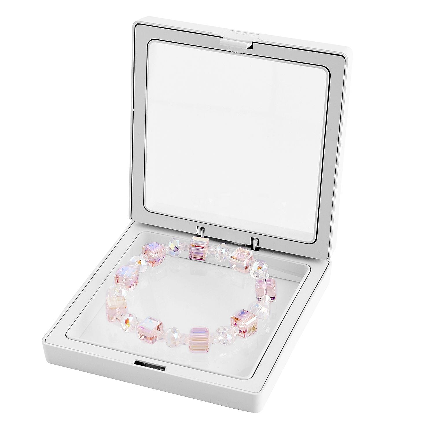 Pink Magic Color Glass Stone Bracelet 69.00 ct 69.000 Ct.