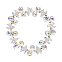 Pink Magic Color Glass Stone Bracelet 69.00 ct 69.000 Ct.