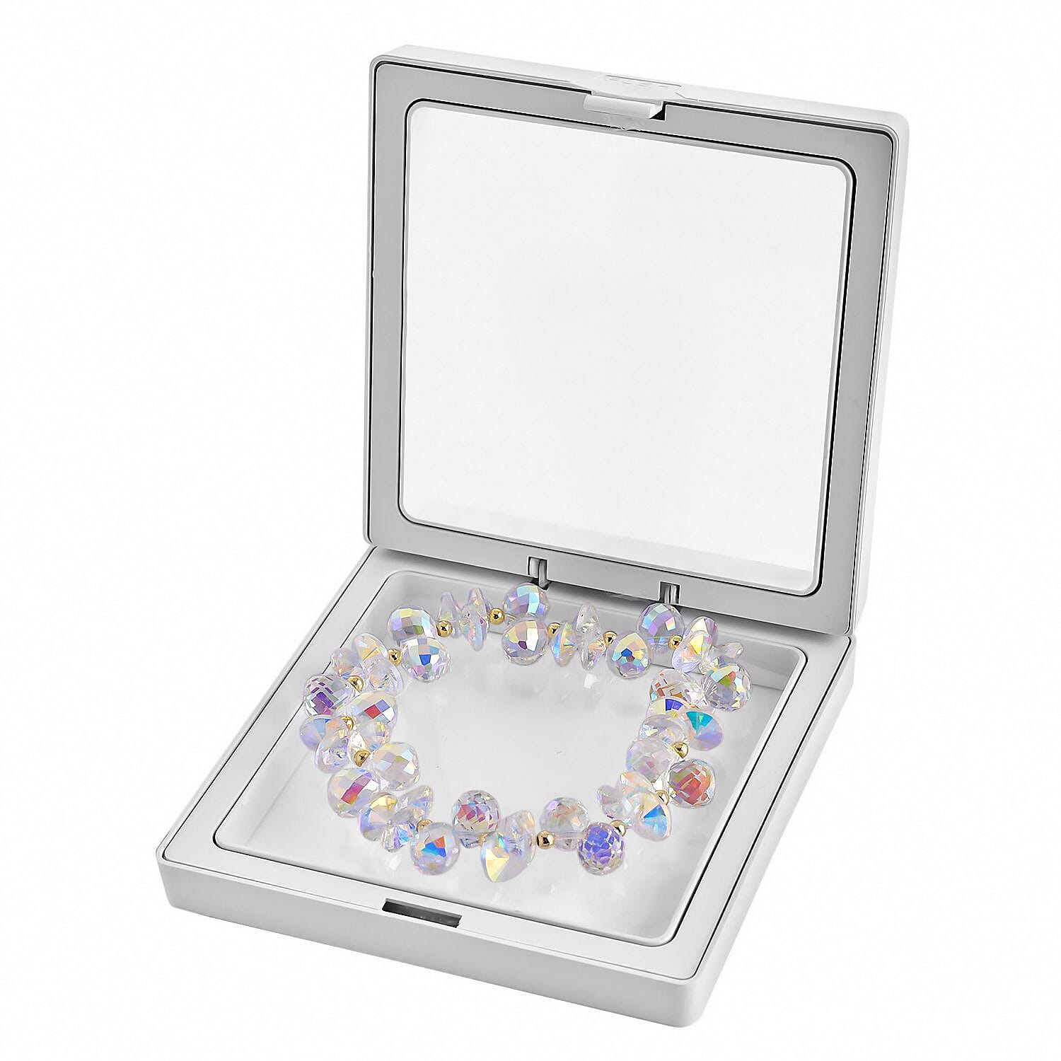 Simulated Mercury Mystic Topaz Bracelet  (Size - 6.5 Stretchable)