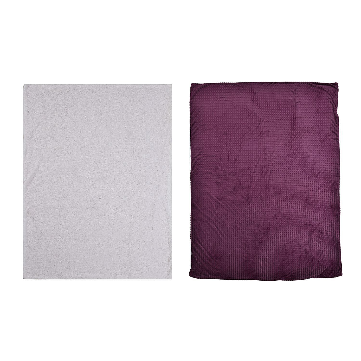 3 Piece Set - One Time Closeout - Extra warm Sherpa Duvet Cover with 2 Pillowcases Single - Light Peach