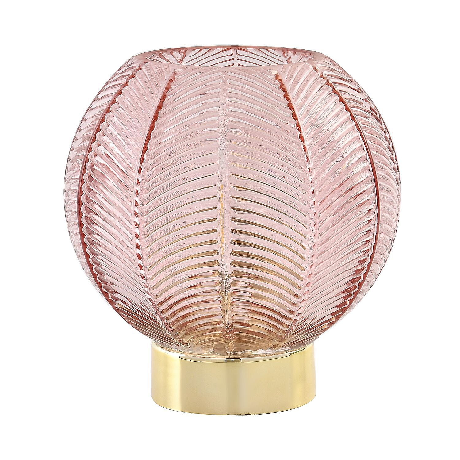 Spherical Glass Table Lamp with Vintage Edison Filament Bulb (Size 15x14 Cm) - Green