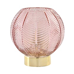 Spherical Glass Table Lamp with Vintage Edison Filament Bulb (Size 15x14 Cm) - Green