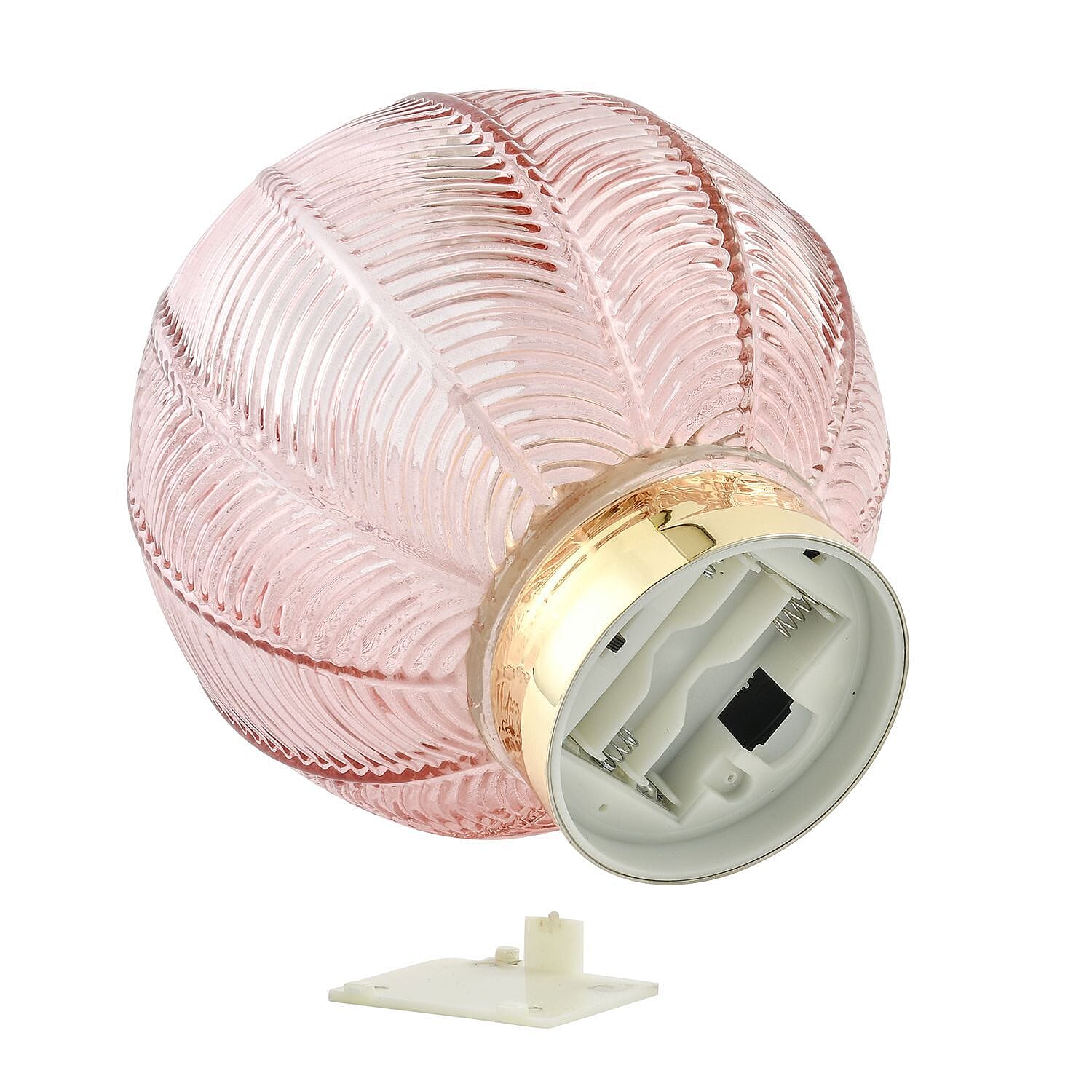 Spherical Glass Table Lamp with Vintage Edison Filament Bulb (Size 15x14 Cm) - Green