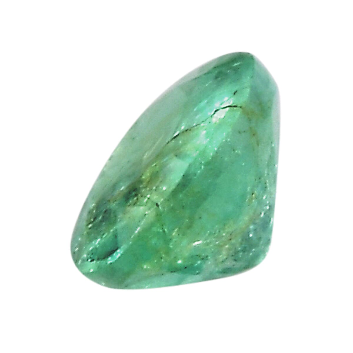 IGI Certified Colombian Emerald Oval 7x5 mm 0.75 Ct.