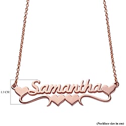 Vermeil RG Sterling Silver Fancy Necklace (Size - 20), Silver Wt. 8 Gms