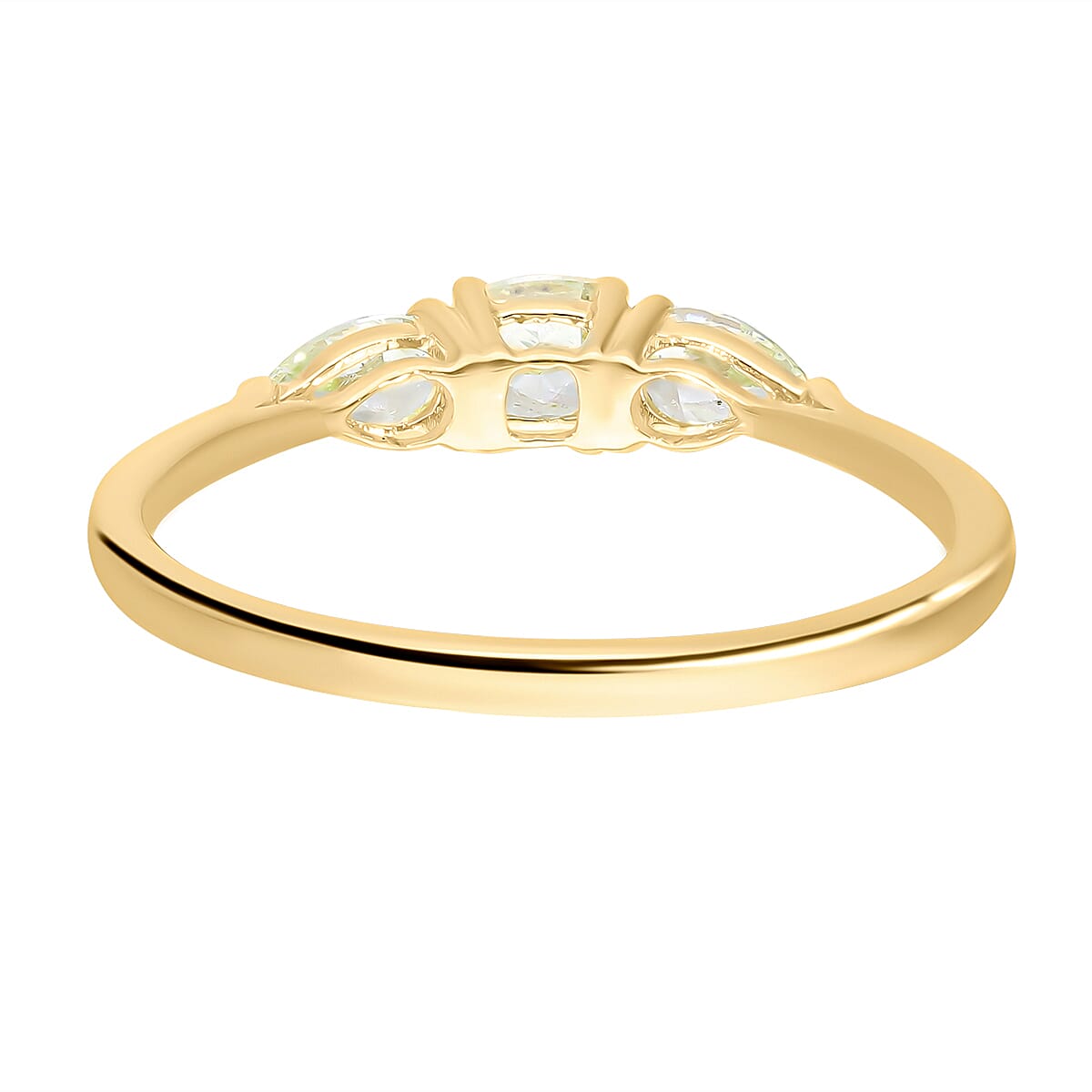 18K Yellow Gold SGL certified Natural Yellow Diamond (SI) Trilogy Ring 1.00 Ct. 18K Yellow Gold SGL certified Natural Yellow Diamond (SI) Trilogy Ring 1.00 Ct.