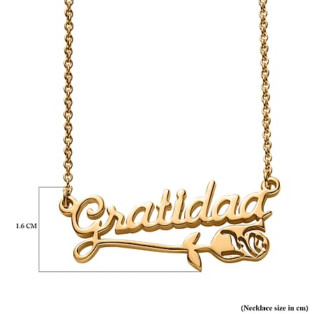 Vermeil YG Sterling Silver Necklace (Size - 20)