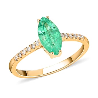 Emerald Rings | Silver, Gold, Emerald & Diamond Rings in UK | TJC