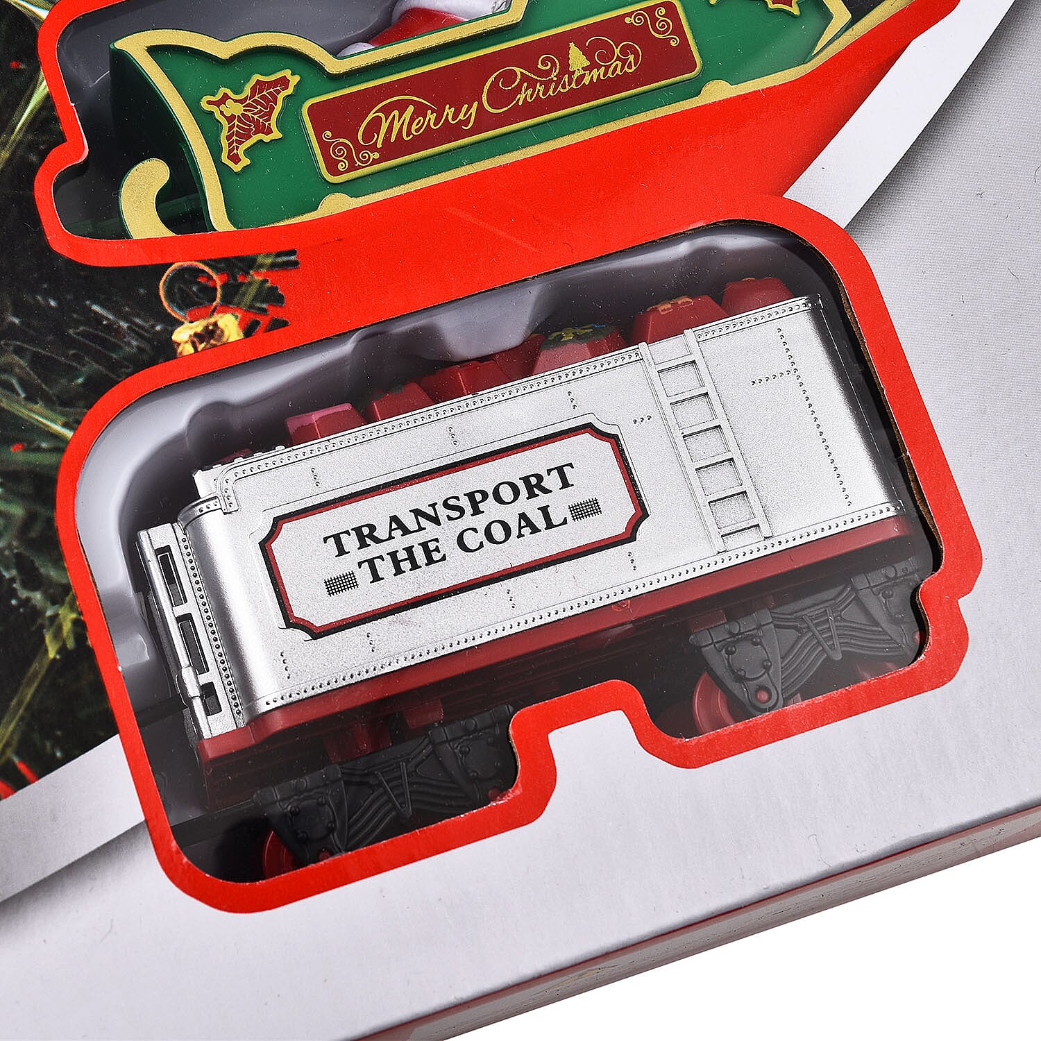 Train Set Engine With 3 Car Circular Track - Requires 4AA Batteries (not incld)