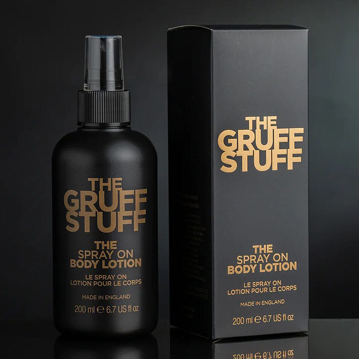 The Gruff Stuff Spray On Body Lotion 200Ml