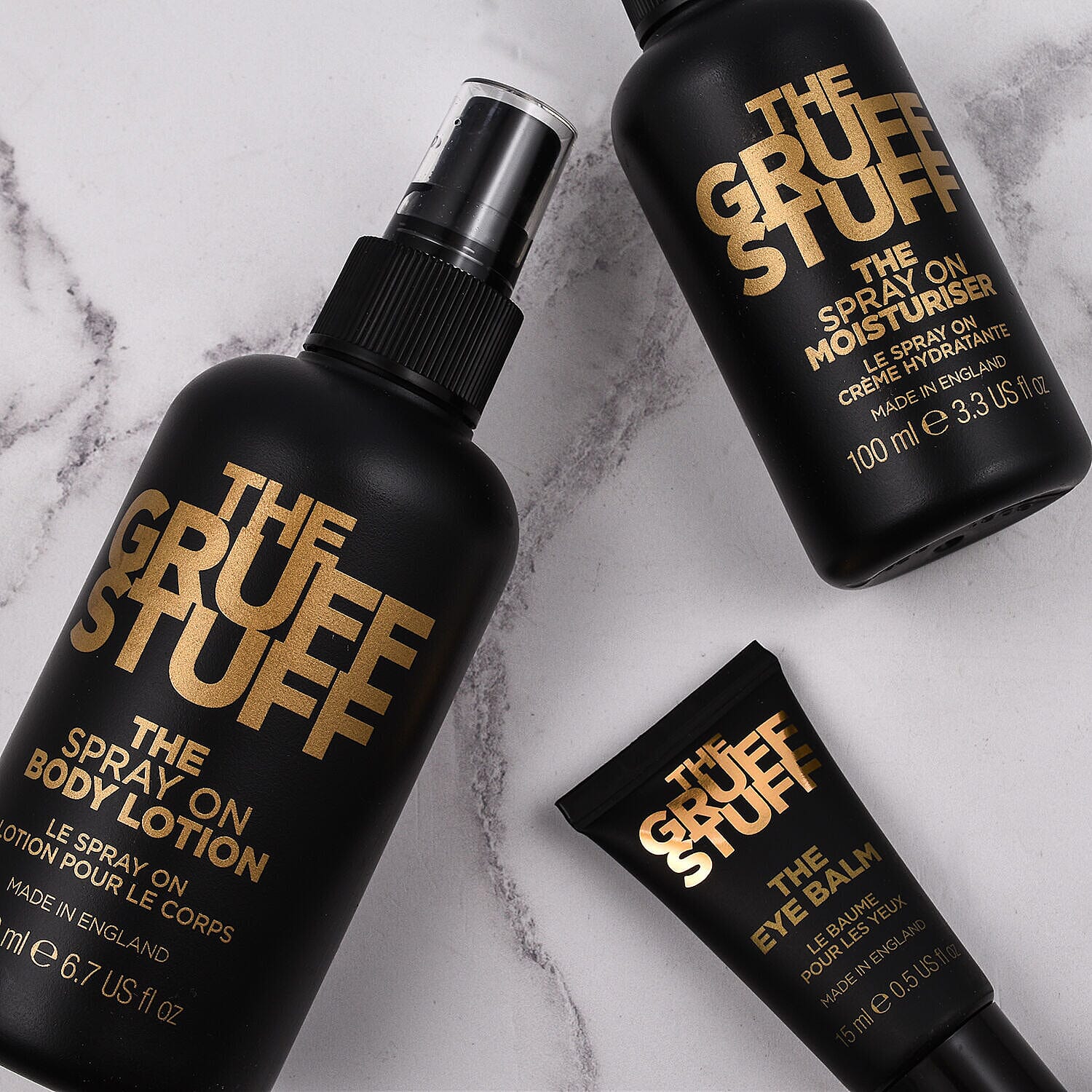 The Gruff Stuff All-In-1 Bundle (Incl. Moisturiser, Eye Balm And Body Lotion)