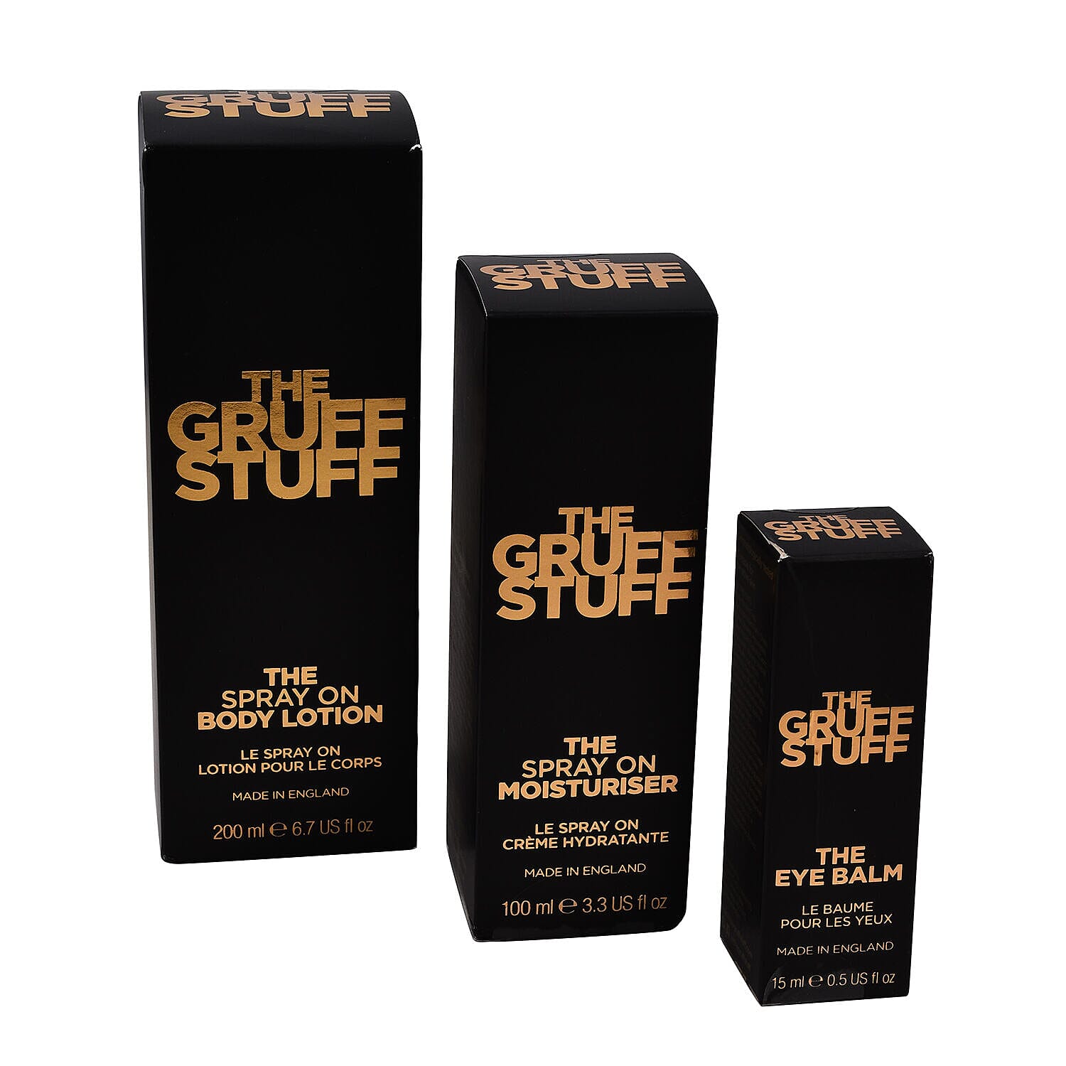 The Gruff Stuff All-In-1 Bundle (Incl. Moisturiser, Eye Balm And Body Lotion)