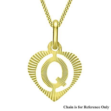 9K Yellow Gold  Pendant,  Gold Wt. 0.19 Gms