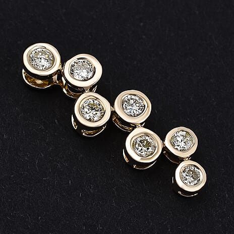 NY Close Out -14K Yellow Gold Natural Yellow Diamond (SI-I1) Pendant 0.40 Ct