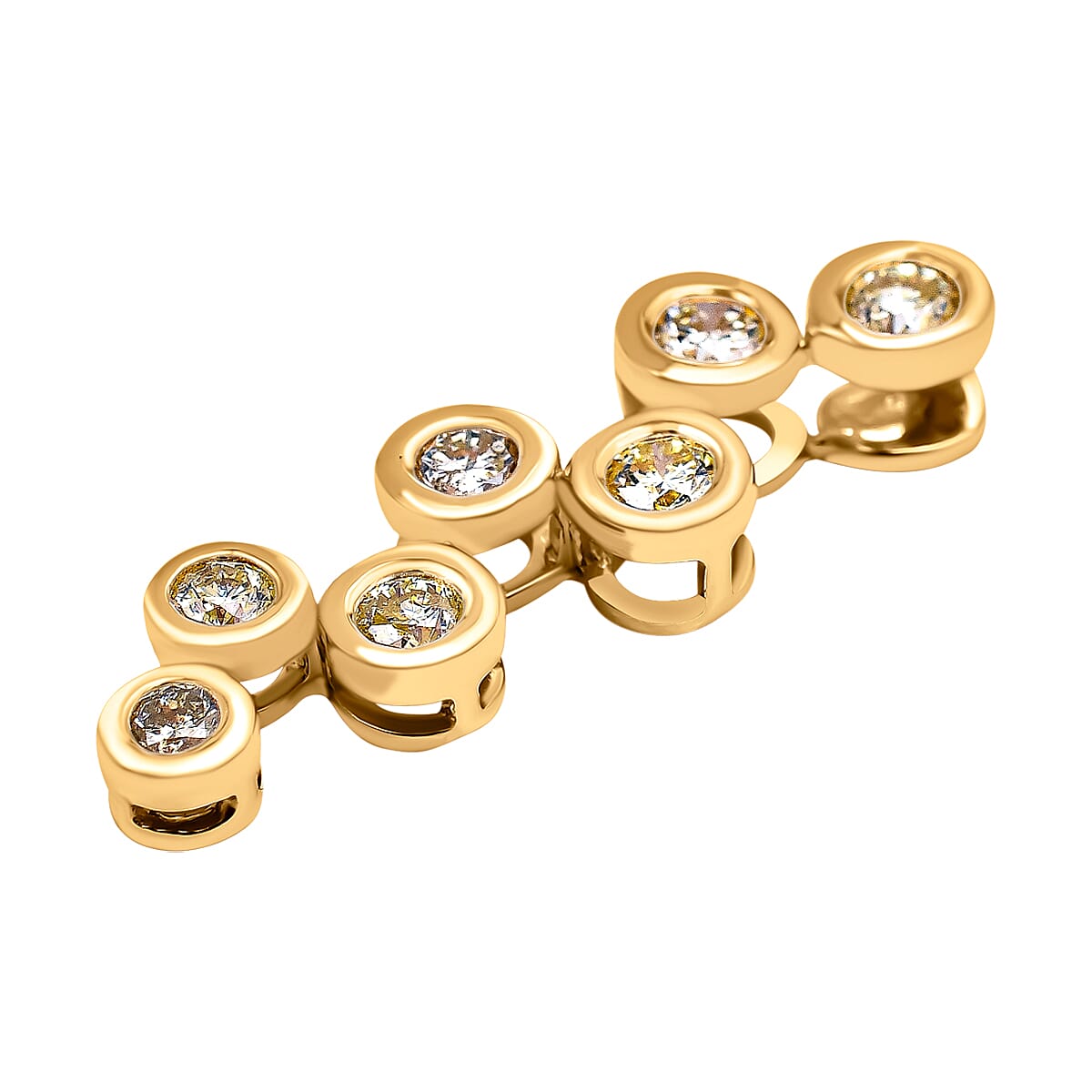 NY Close Out -14K Yellow Gold Natural Yellow Diamond (SI-I1) Pendant 0.40 Ct