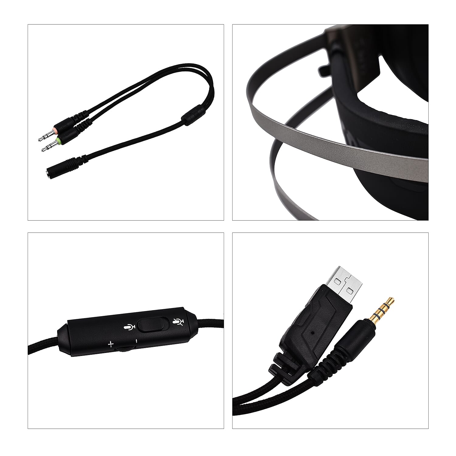 Mpow On-Ear and Over-Ear Headphone (Size 10x22 cm) - Black & Silver