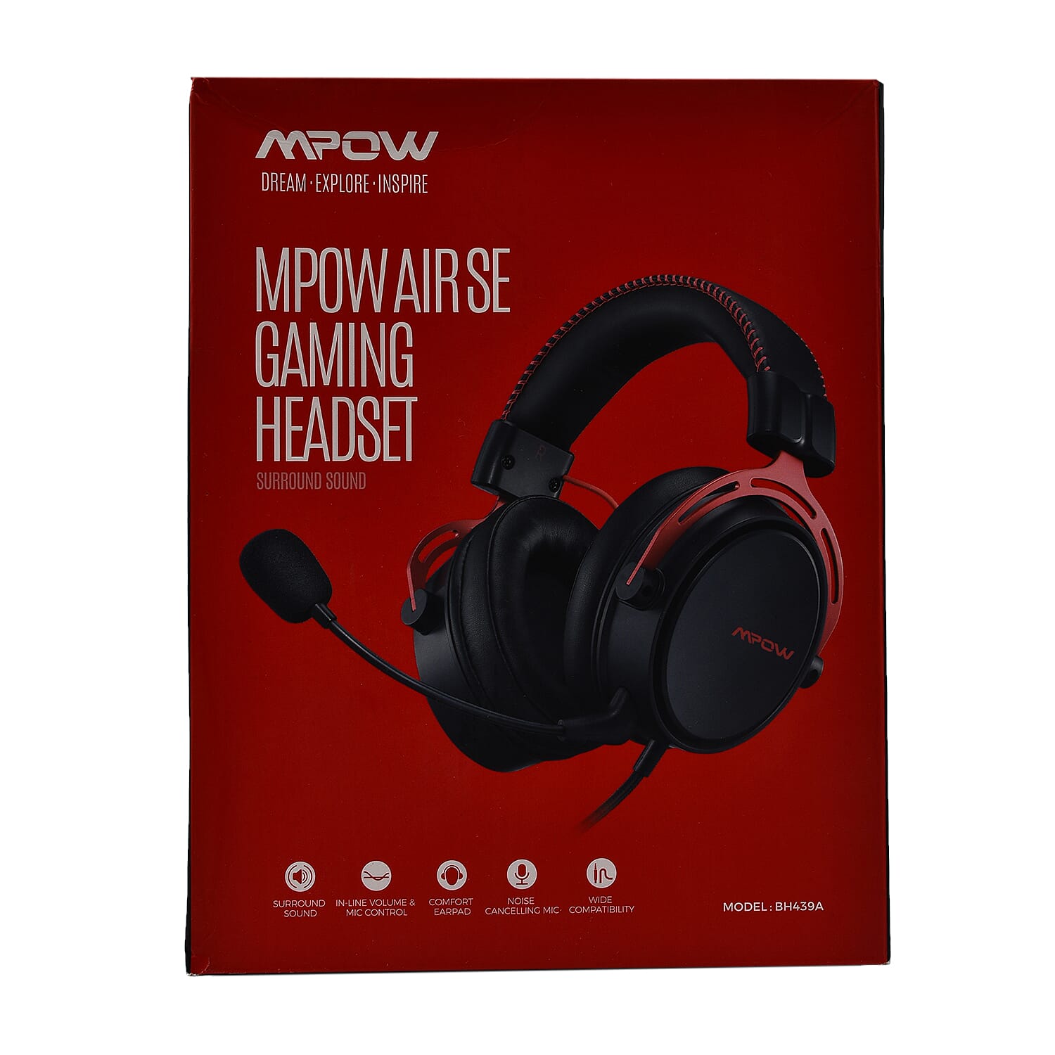 MPOW Headphone with Noise Cancellation Mic.